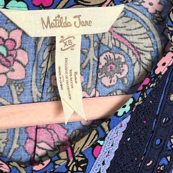 Matilda Jane Boho Floral Thoughts & Dreams High Low Dress | Flower | XS - Picture 7 of 8